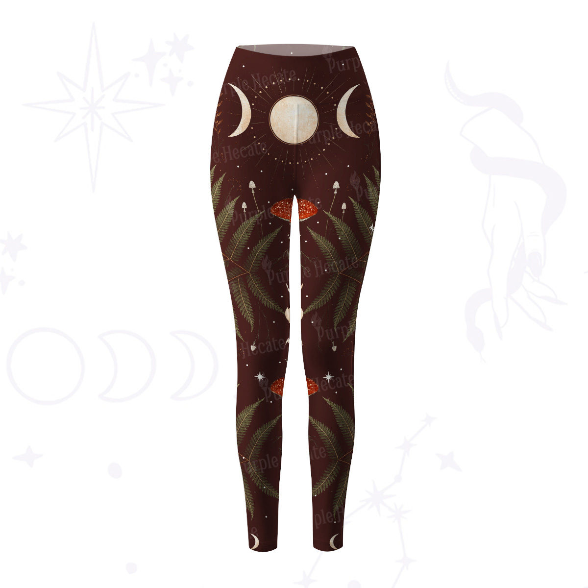 Purplehecate Moonlit Mushroom Gown Yoga Pants