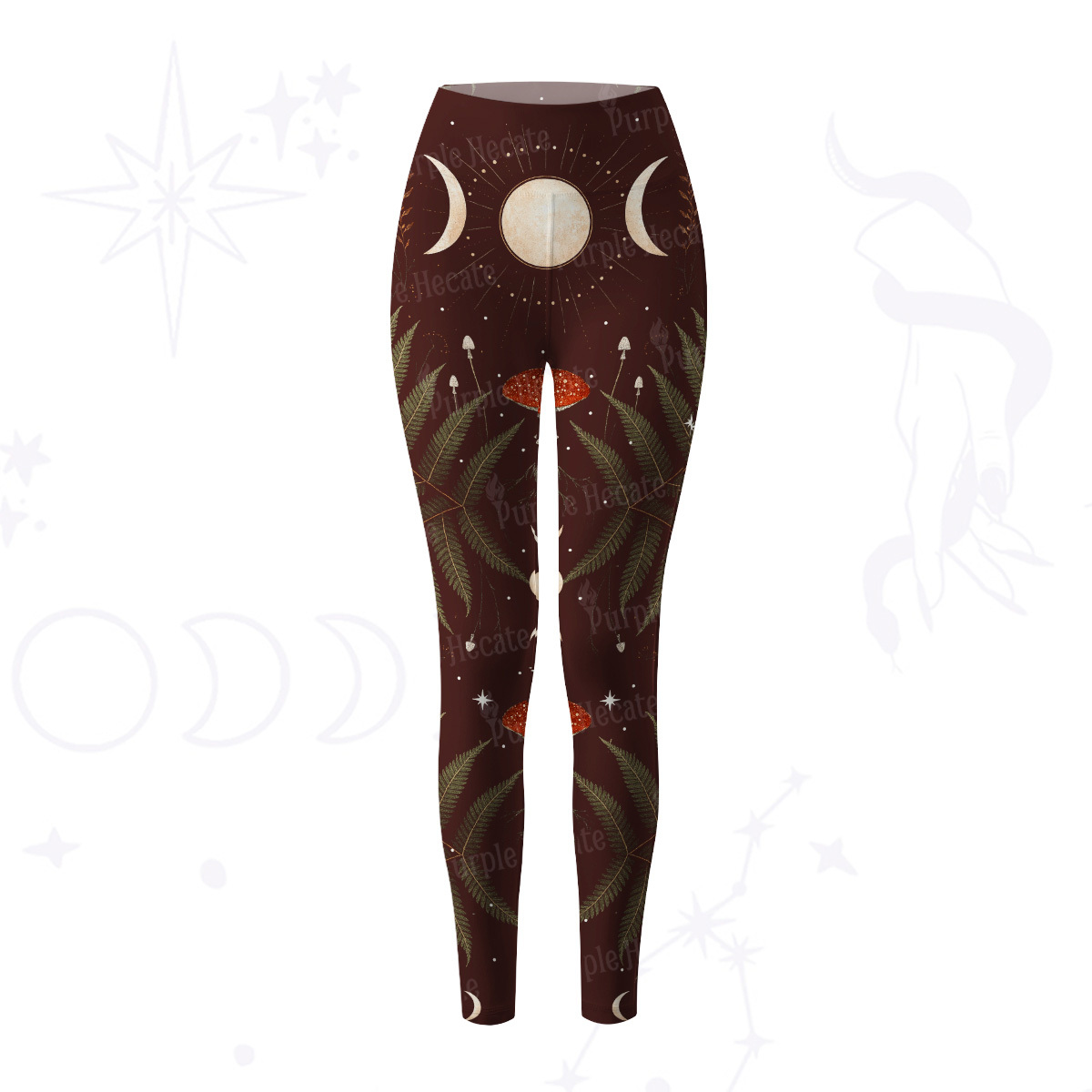 Purplehecate Moonlit Mushroom Gown Yoga Pants