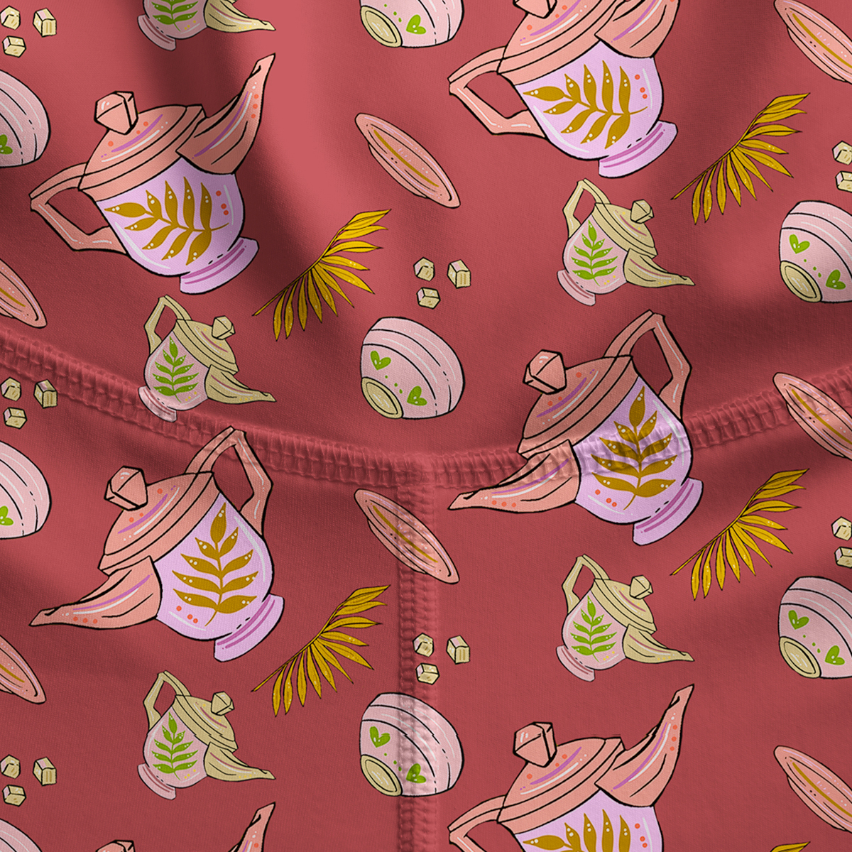 Purplehecate Mystical Teapot Yoga Pants