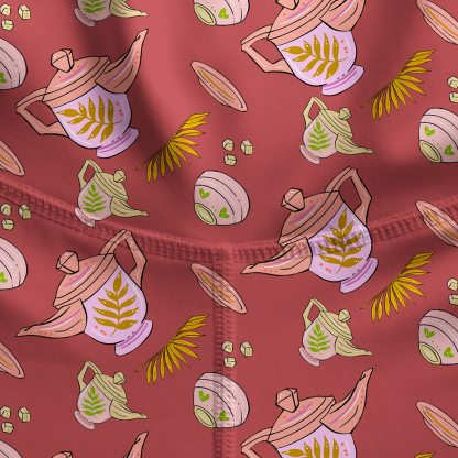 Purplehecate Mystical Teapot Yoga Pants