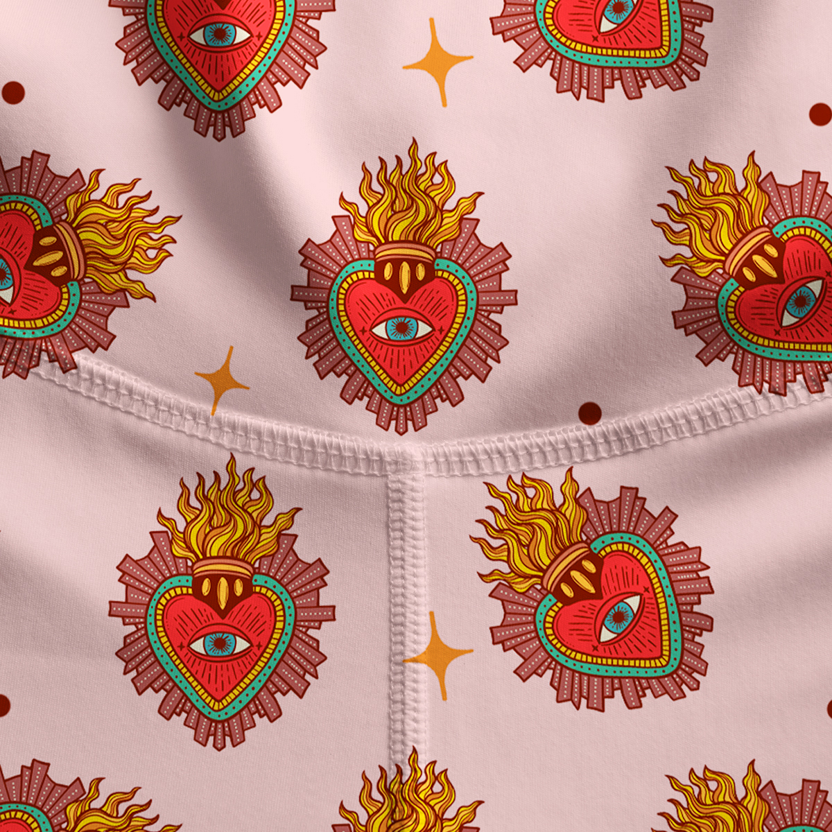 Purplehecate Sacred Heart Yoga Pants