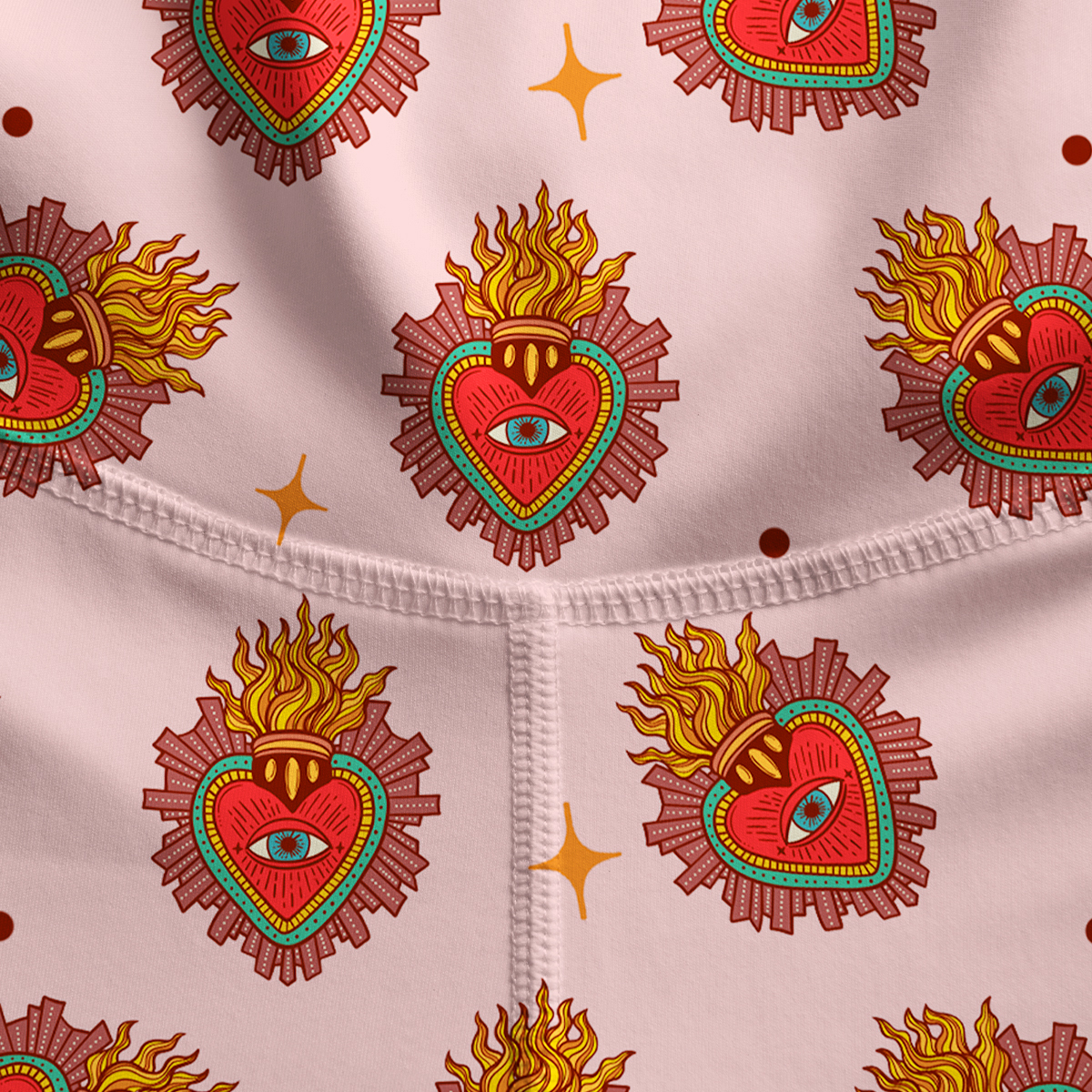 Purplehecate Sacred Heart Yoga Pants