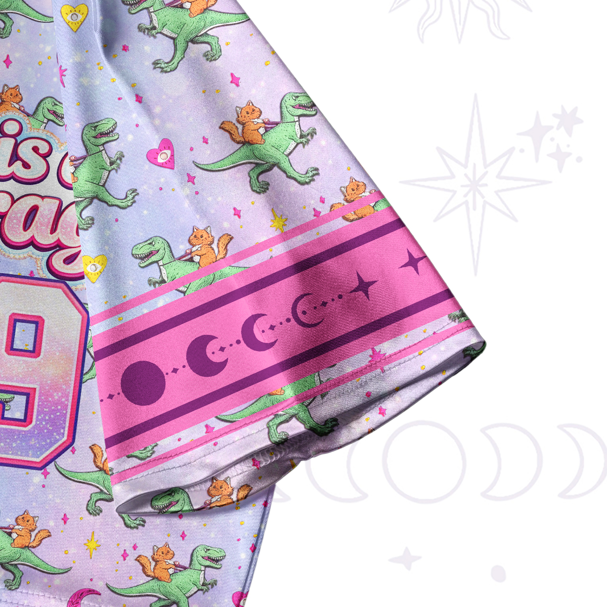 Purplehecate This is an Outrage Crop Jersey Top