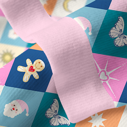 Purplehecate Whimsical Holiday Patchwork Fuzzy Ugly Christmas Sweatshirt