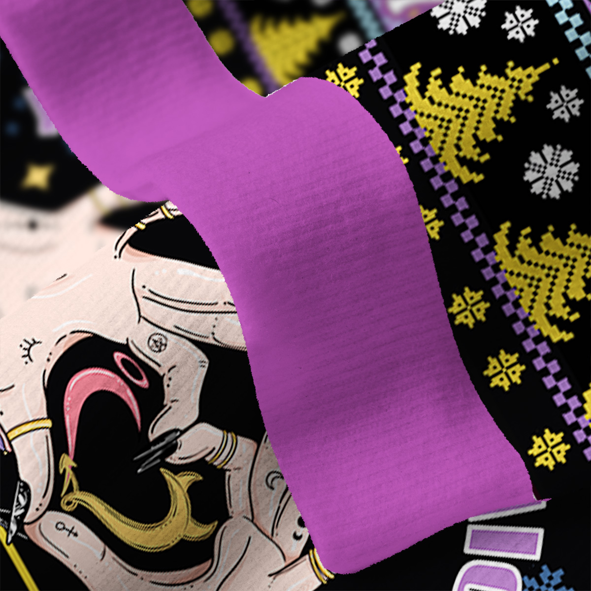 Purplehecate You're Never Alone If You Have Demons Ugly Cardigan Sweaters