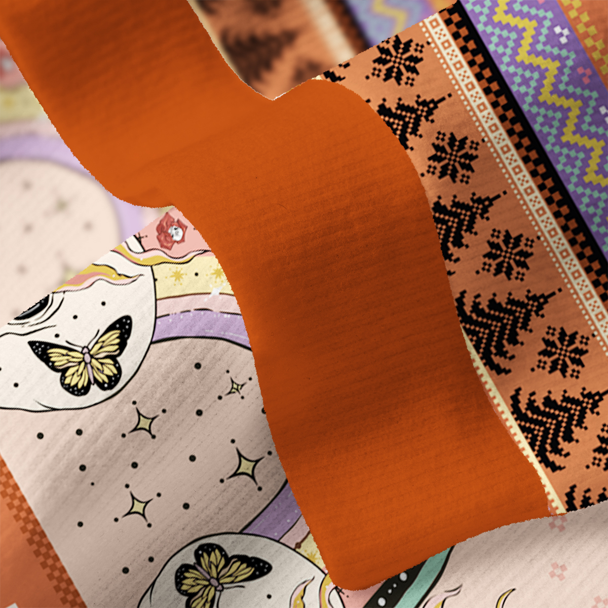 Purplehecate Everything Is Fine Ugly Cardigan Sweaters