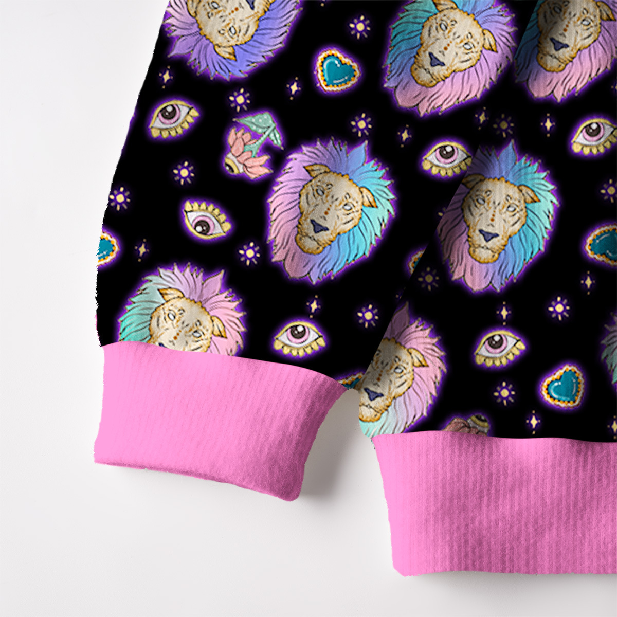 Purplehecate Leo Spirit Zodiac Ugly Cardigan Sweaters