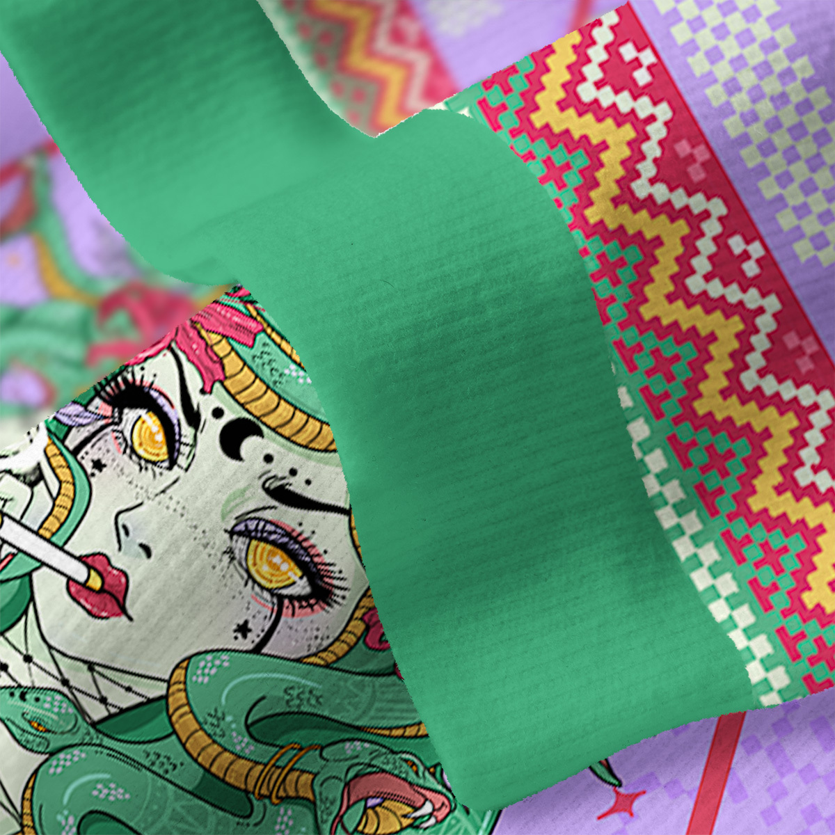 Purplehecate The Greek Goddess Medusa Ugly Cardigan Sweaters