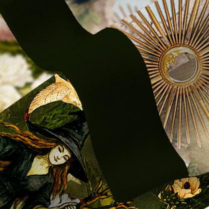 Purplehecate Garden of the Celestial Witch Ugly Cardigan Sweaters