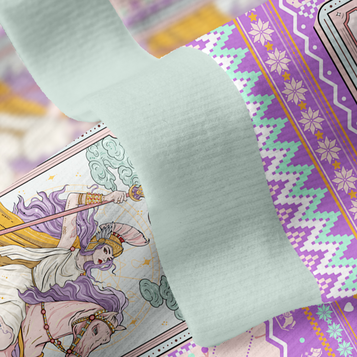 Purplehecate The Audacity Goddess Fuzzy Ugly Christmas Sweatshirt