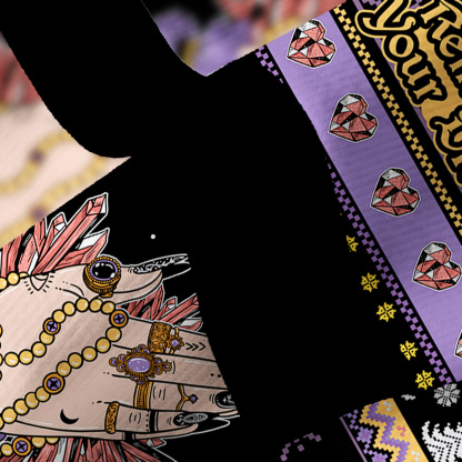 Purplehecate Remember Your Divinity Fuzzy Ugly Christmas Sweatshirt