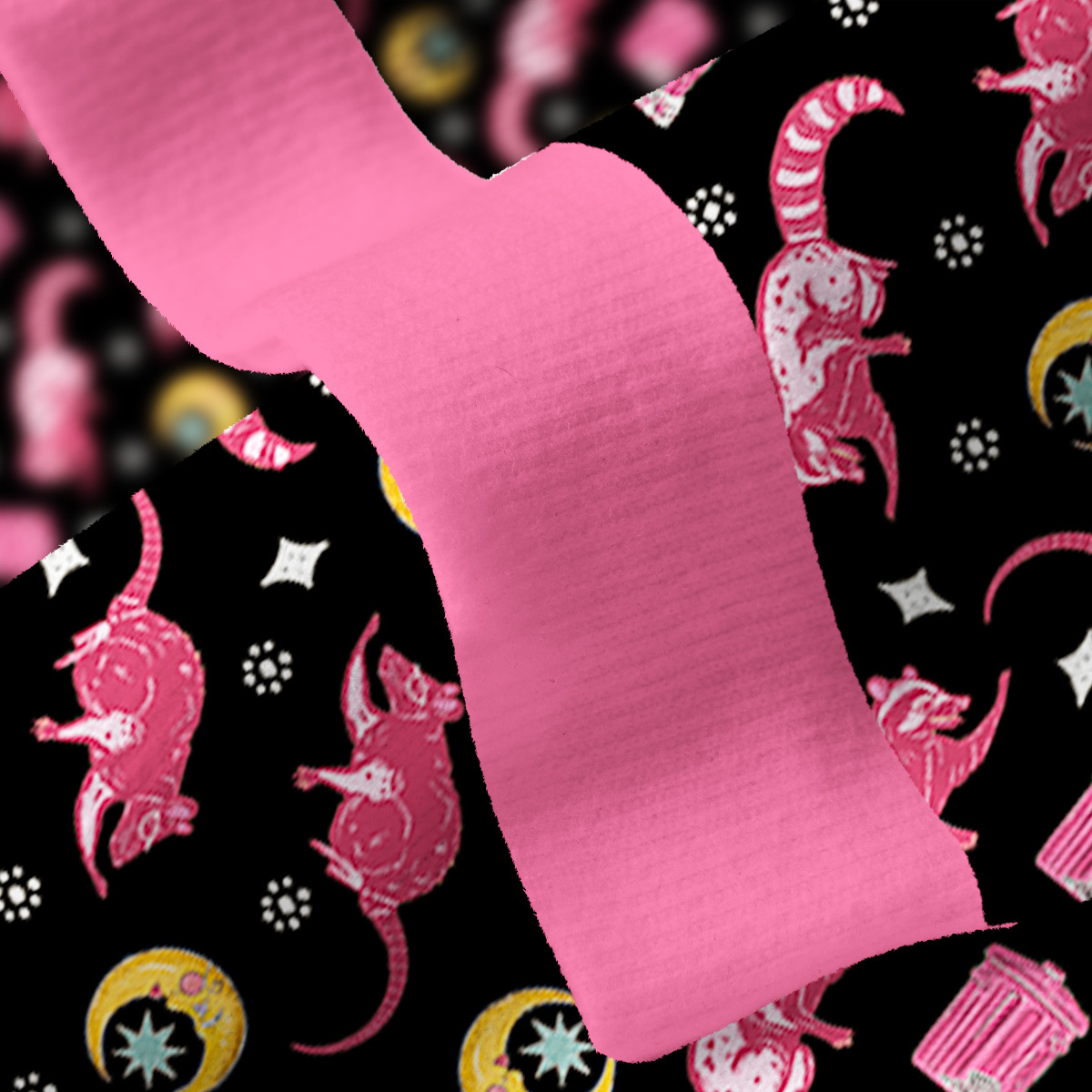 Purplehecate Midnight Raccoon Bandits Ugly Cardigan Sweaters