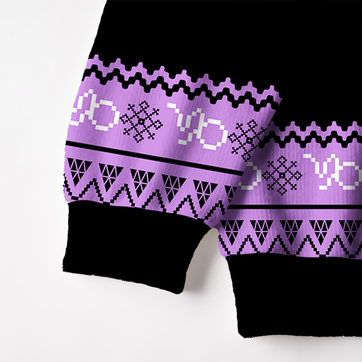 Purplehecate Capricorn Zodiac Fuzzy Ugly Christmas Sweatshirt