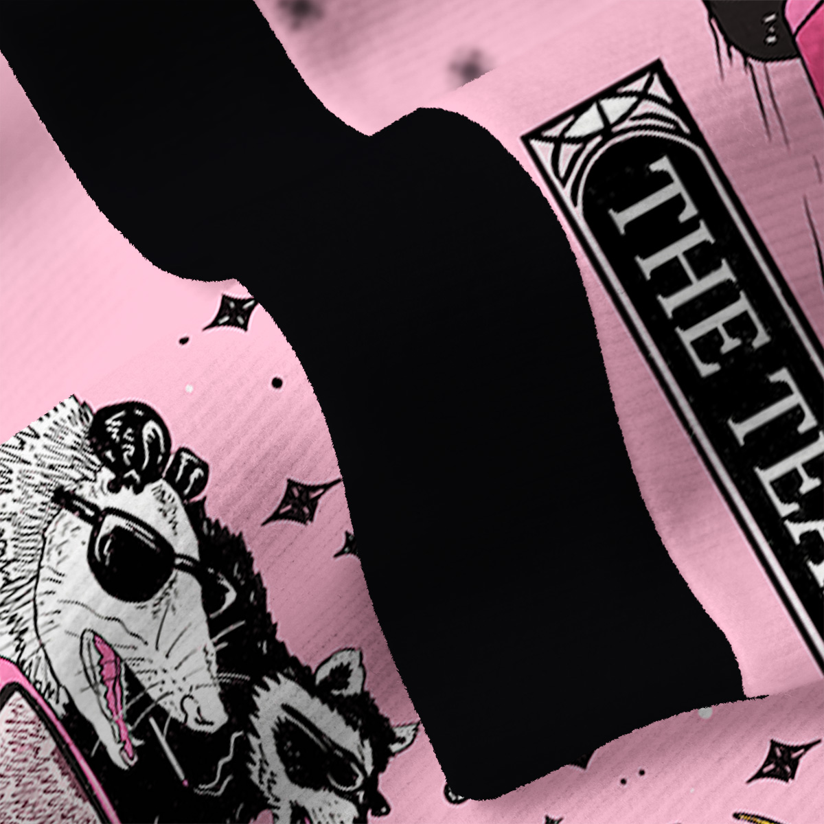 Purplehecate Moonlight Trash Team Fuzzy Ugly Sweatshirt