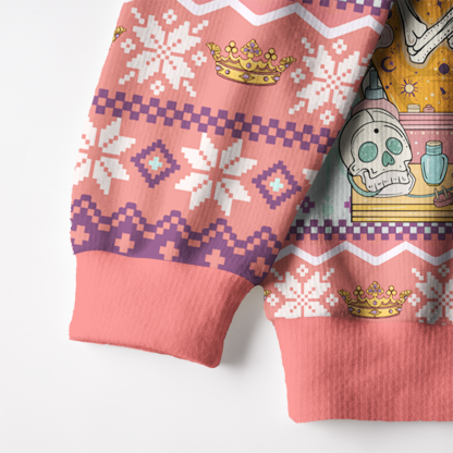 Purplehecate The Nail Tech Life Tarot Fuzzy Ugly Sweatshirt