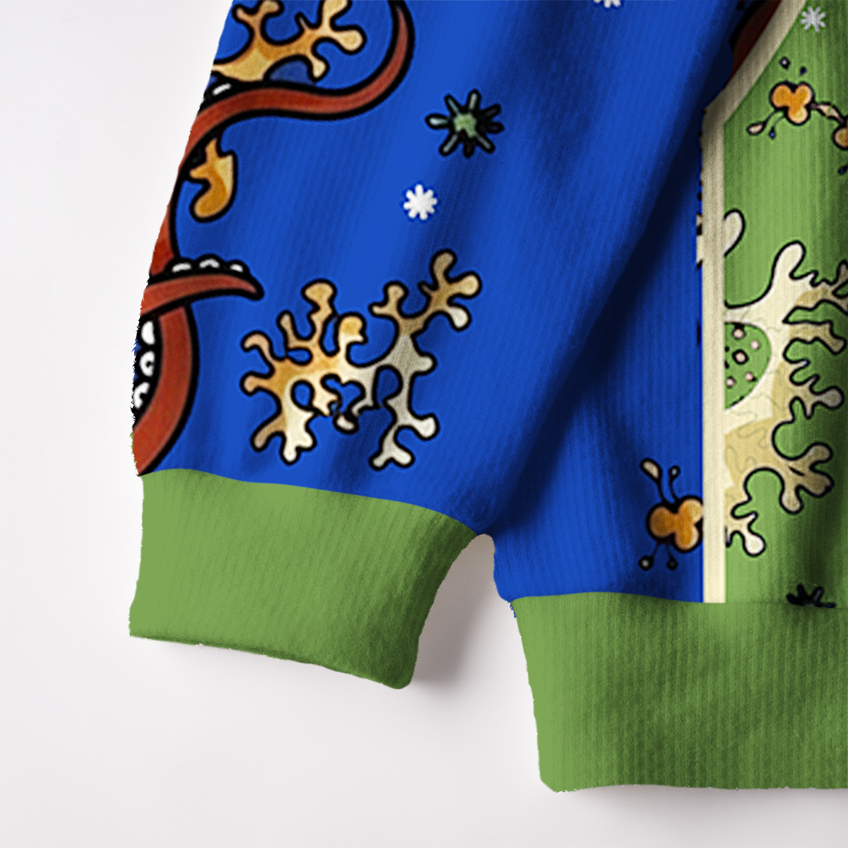 Purplehecate Deep Sea Dreamer Fuzzy Ugly Christmas Sweatshirt