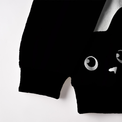 Purplehecate Curious Cats Ugly Cardigan Sweaters