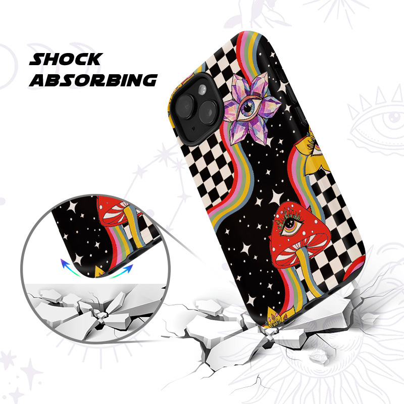 Purplehecate Enchanted Mushroom Eye Blossom Phone Case