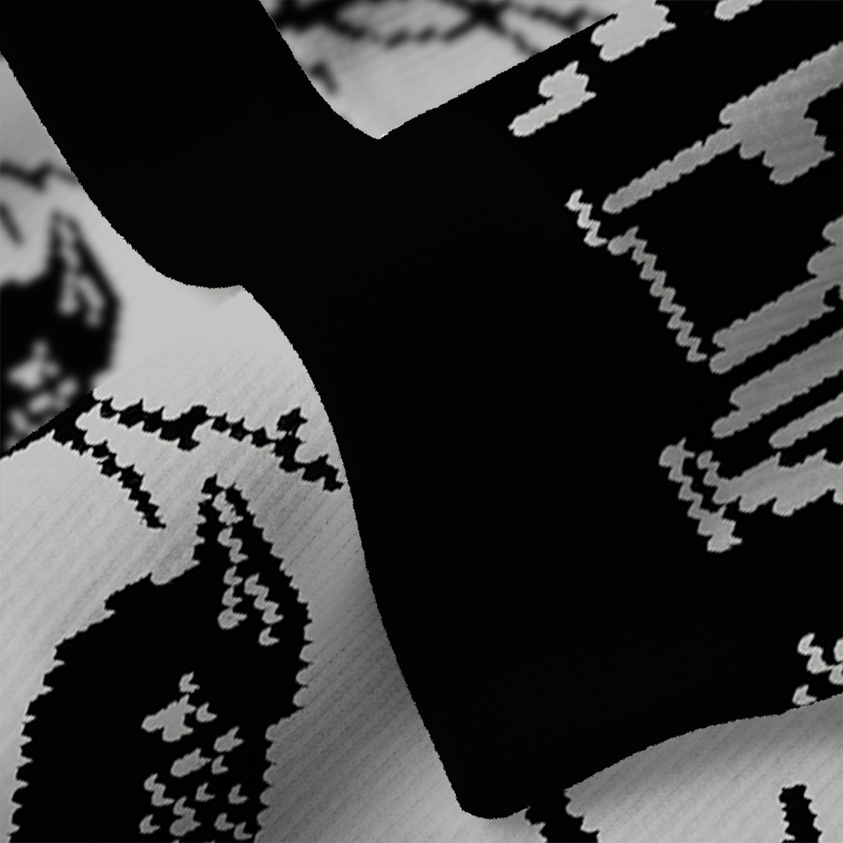 Purplehecate Ravens Over the Spooky Graveyard Fuzzy Ugly Christmas Sweatshirt