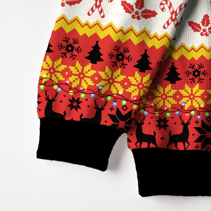 Purplehecate I Am Opening Fuzzy Ugly Christmas Sweatshirt