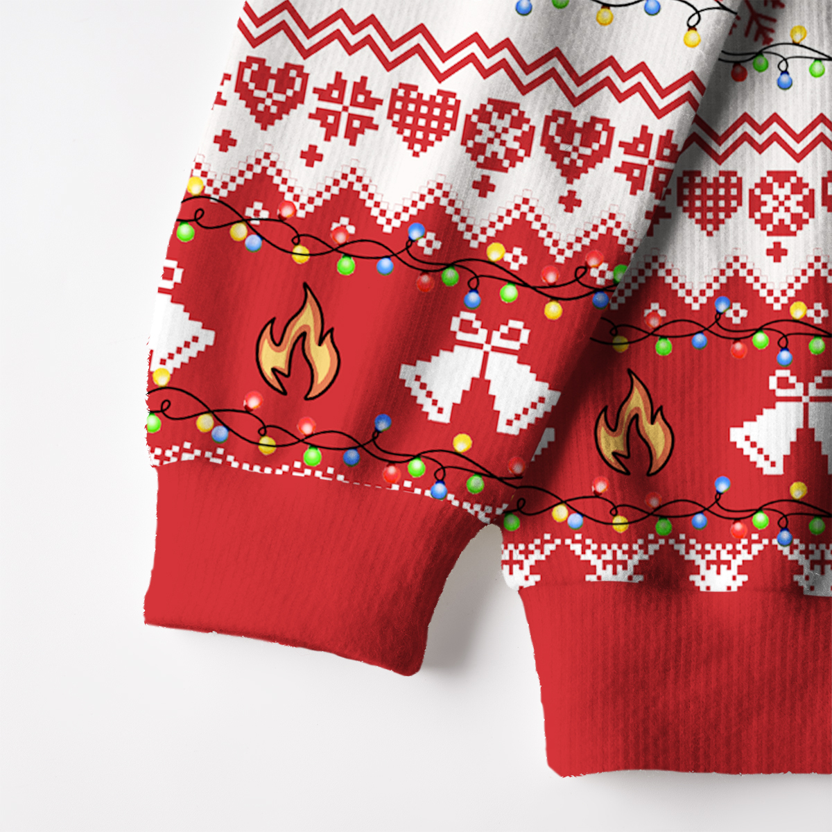 Purplehecate Sorry I'm A Fire Sign Fuzzy Ugly Christmas Sweatshirt