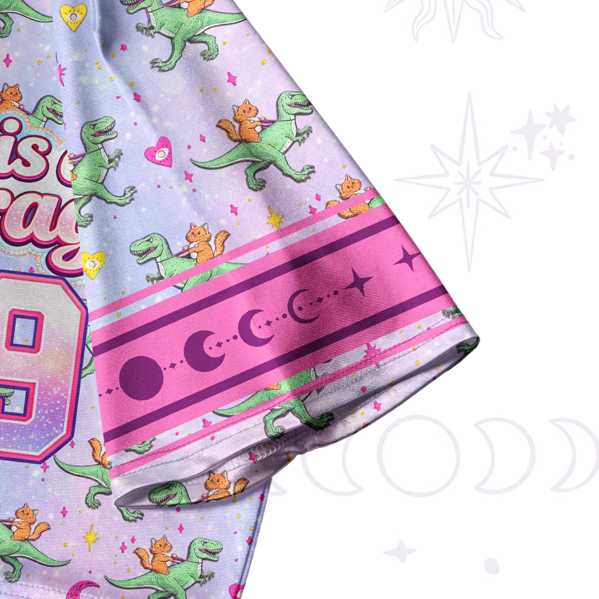 Purplehecate This is an Outrage Crop Jersey Top