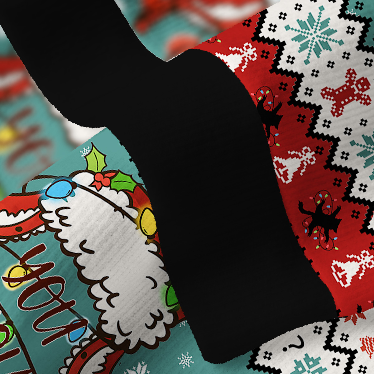 Purplehecate You've Got to Be Kidding Me Fuzzy Ugly Christmas Sweatshirt