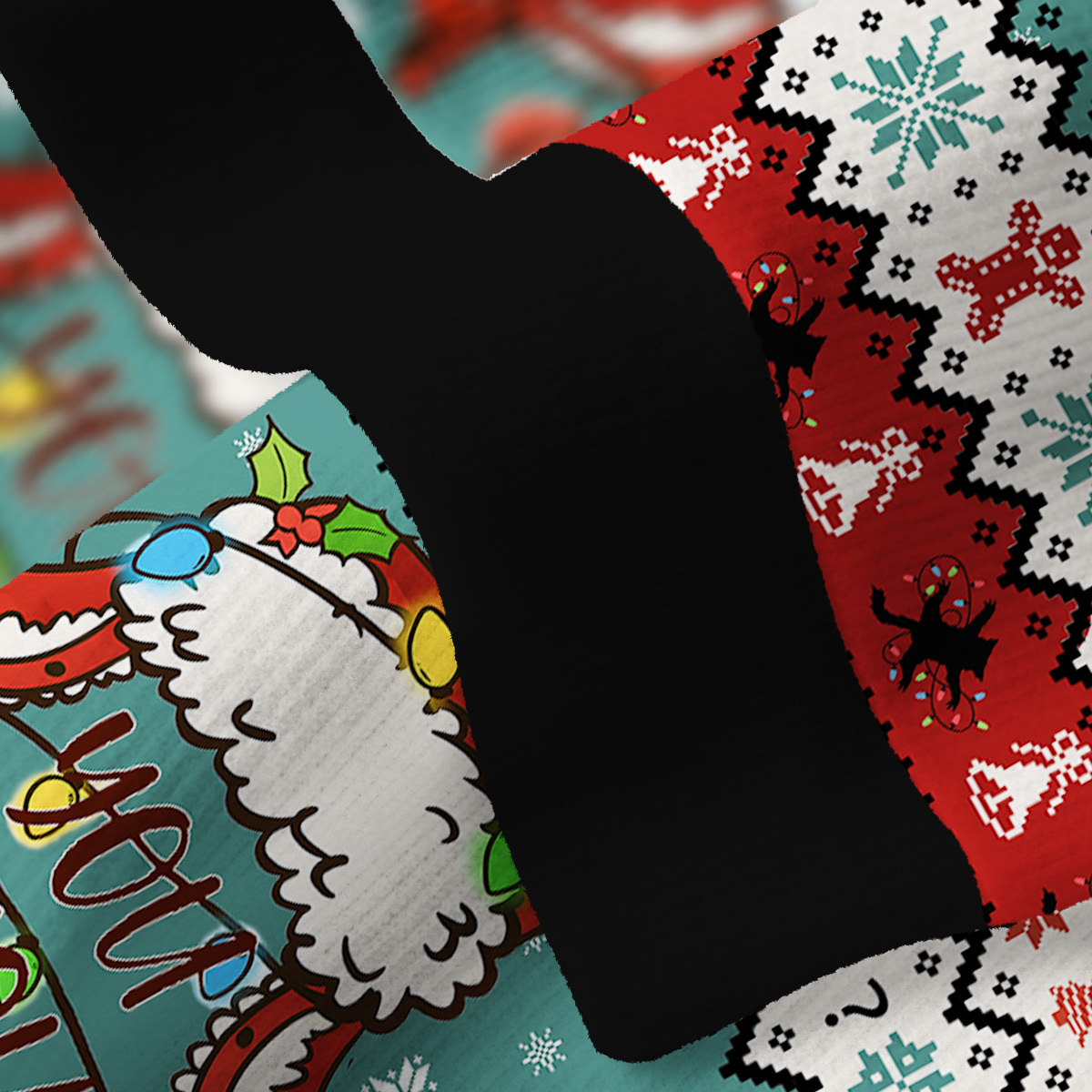 Purplehecate You've Got to Be Kidding Me Fuzzy Ugly Christmas Sweatshirt