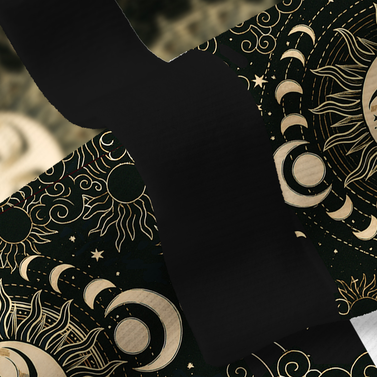 Purplehecate Lunar Eclipse Fuzzy Ugly Christmas Sweatshirt