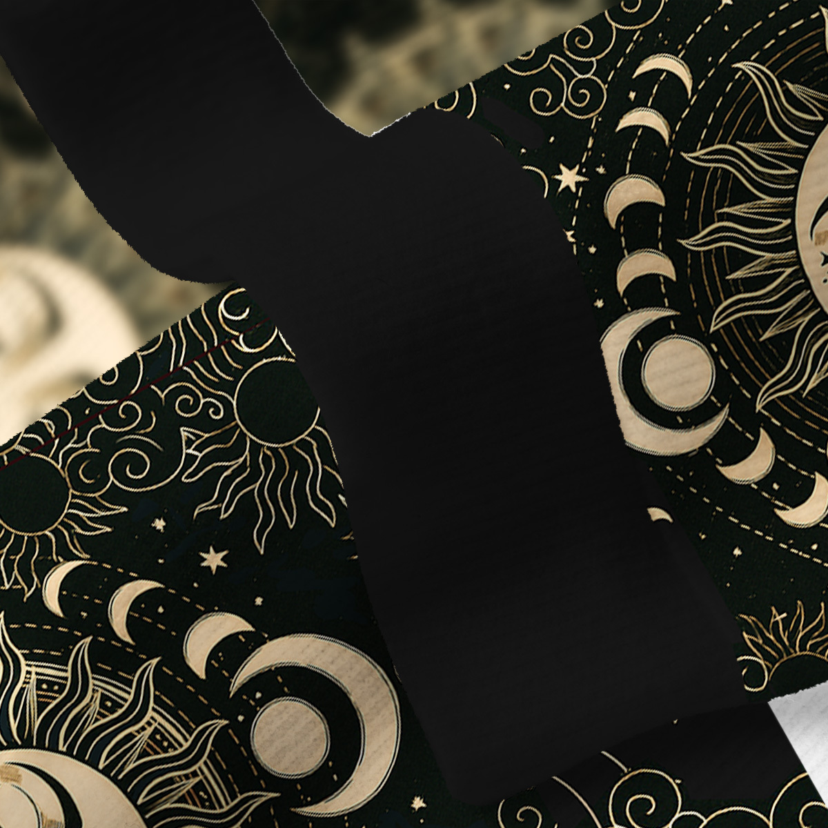 Purplehecate Lunar Eclipse Fuzzy Ugly Christmas Sweatshirt