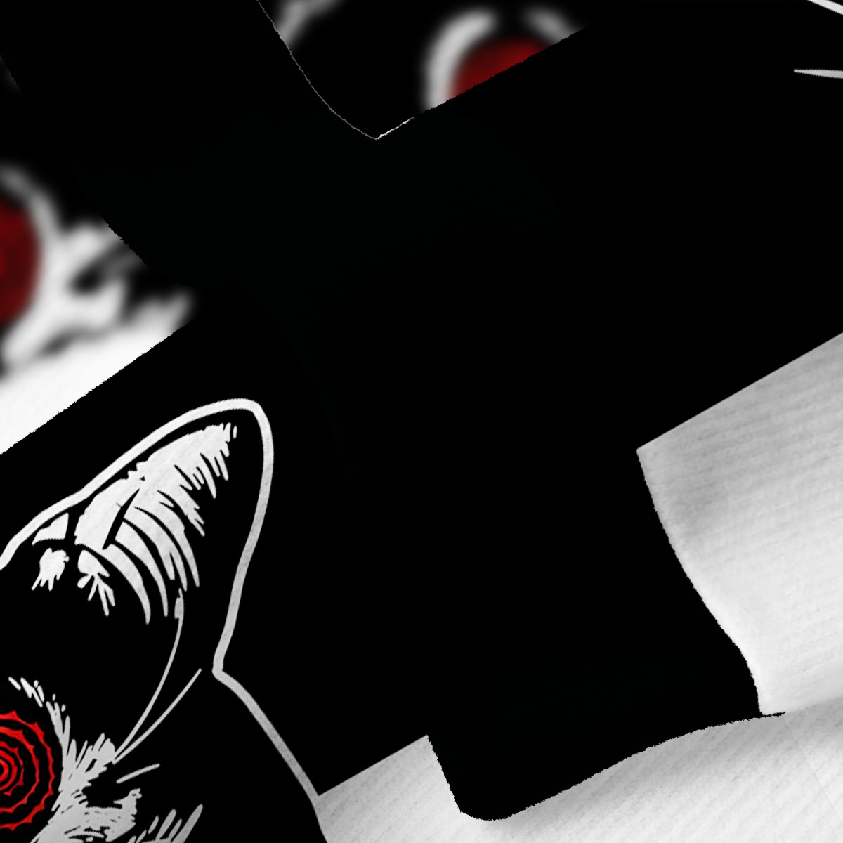 Purplehecate Hypnotic Cat Fuzzy Ugly Christmas Sweatshirt