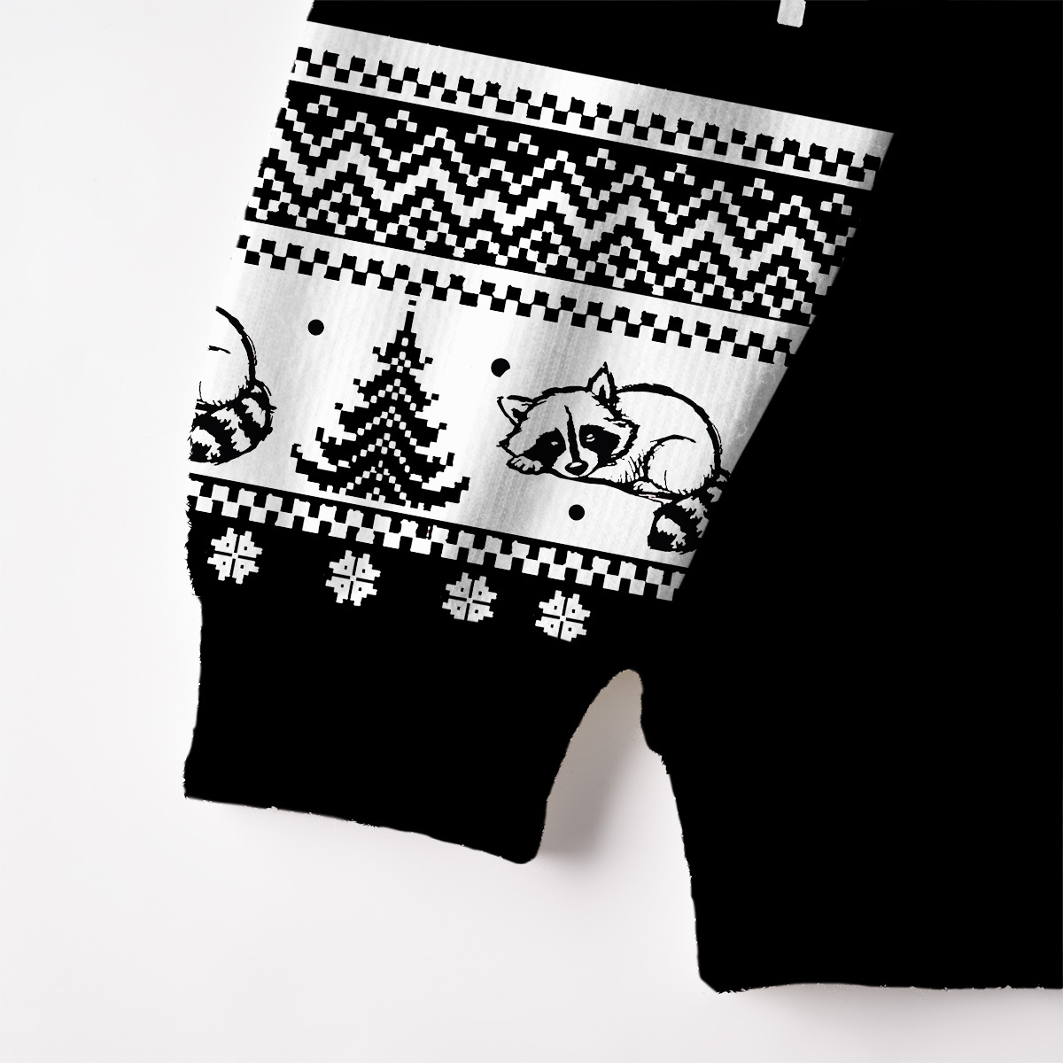 Purplehecate The Team Trash Kingdom Fuzzy Ugly Christmas Sweatshirt