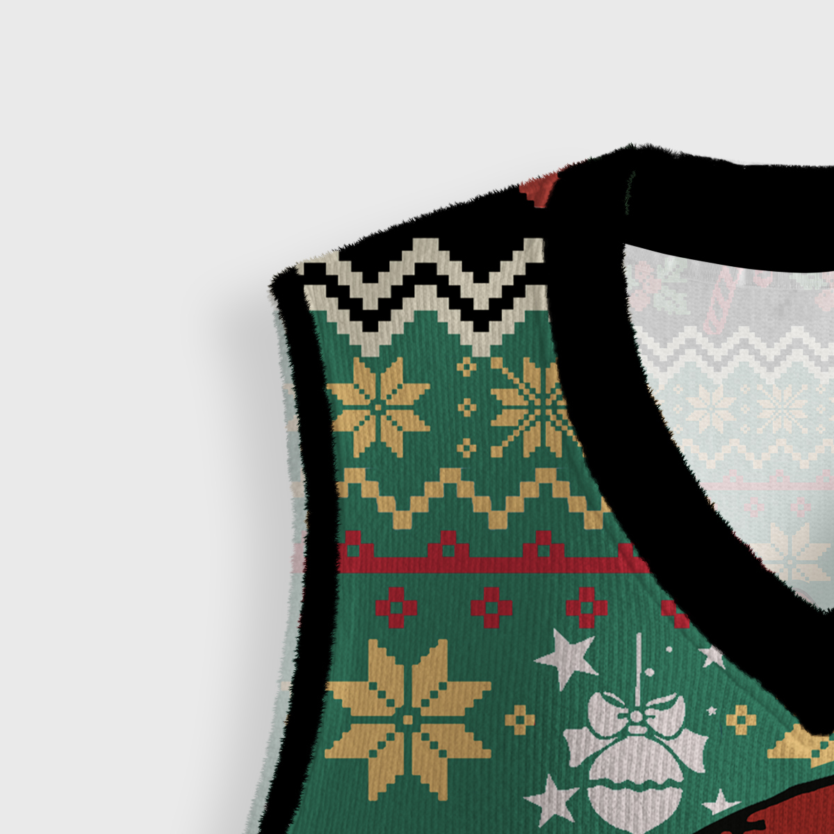 Purplehecate Cute Cat Christmas Ugly Sweater Vest