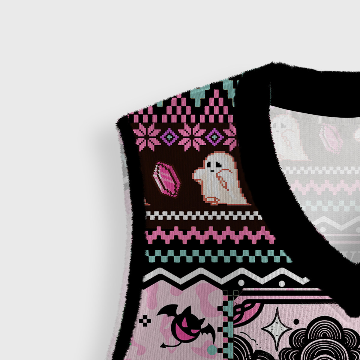 Purplehecate The Killer Call Ugly Sweater Vest