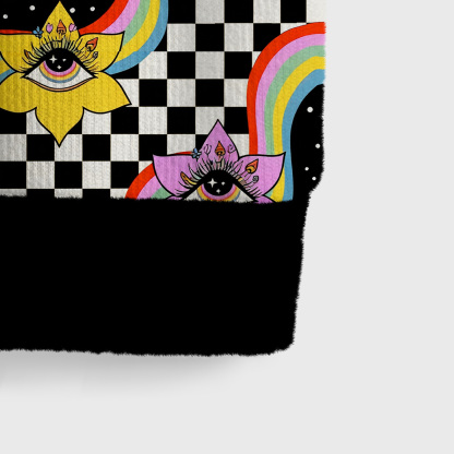 Purplehecate Enchanted Eye Blossom Ugly Sweater Vest