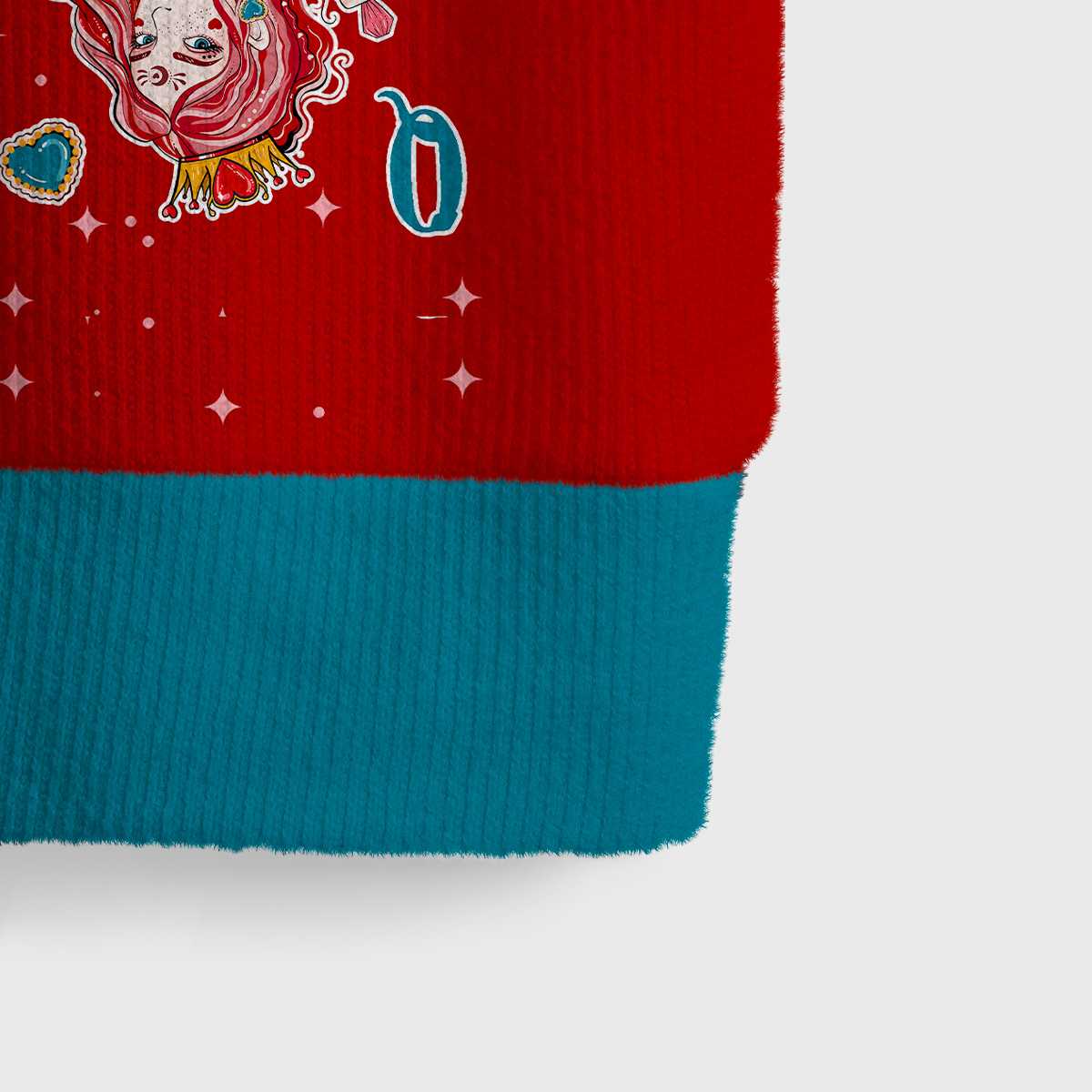 Purplehecate Queen of Hearts Ugly Sweater Vest