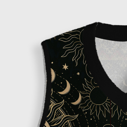 Purplehecate Lunar Eclipse Ugly Sweater Vest
