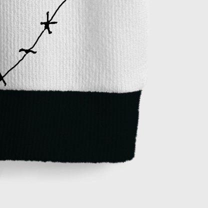 Purplehecate Nightmare Skeleton King Ugly Sweater Vest