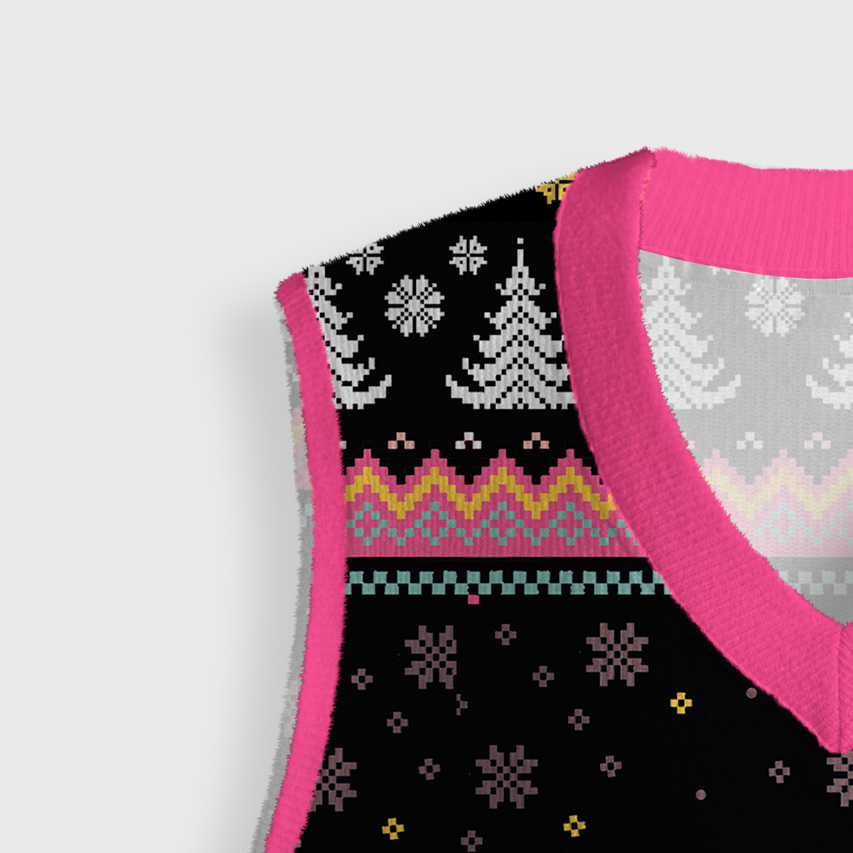 Purplehecate The Team Trash Opossum Ugly Sweater Vest