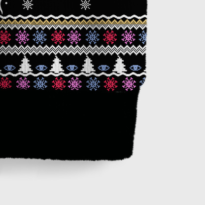 Purplehecate Lunar Serpent Alchemy Ugly Sweater Vest