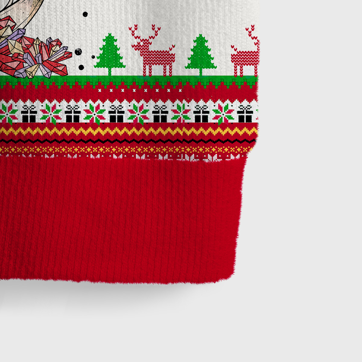 Purplehecate Magic Mushroom Ugly Sweater Vest