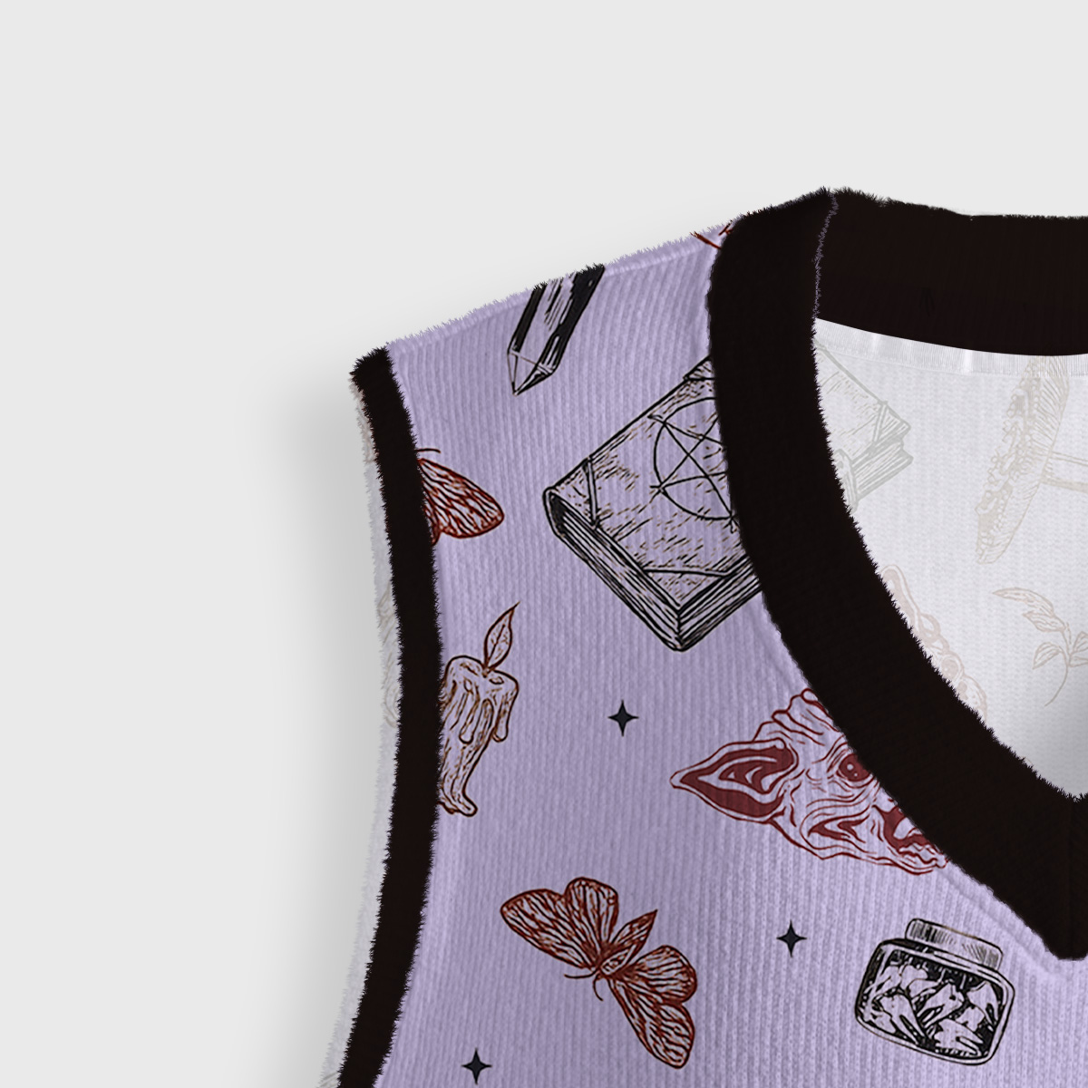 Purplehecate Witchcraft Study Ugly Sweater Vest