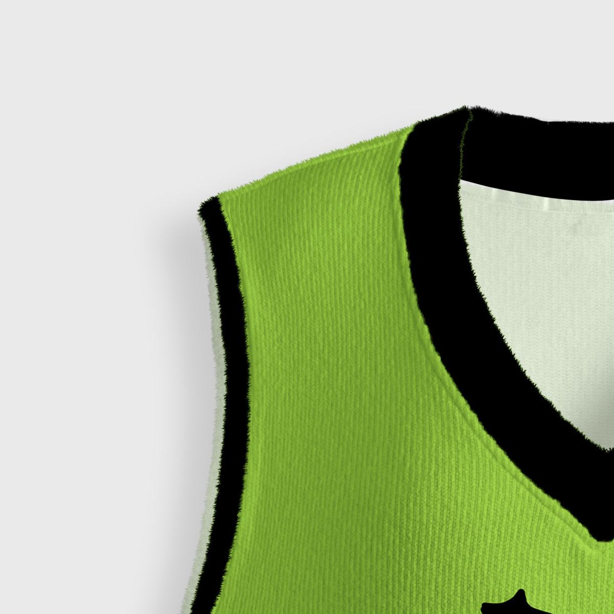 Purplehecate Stay Mean Stay Green Ugly Sweater Vest