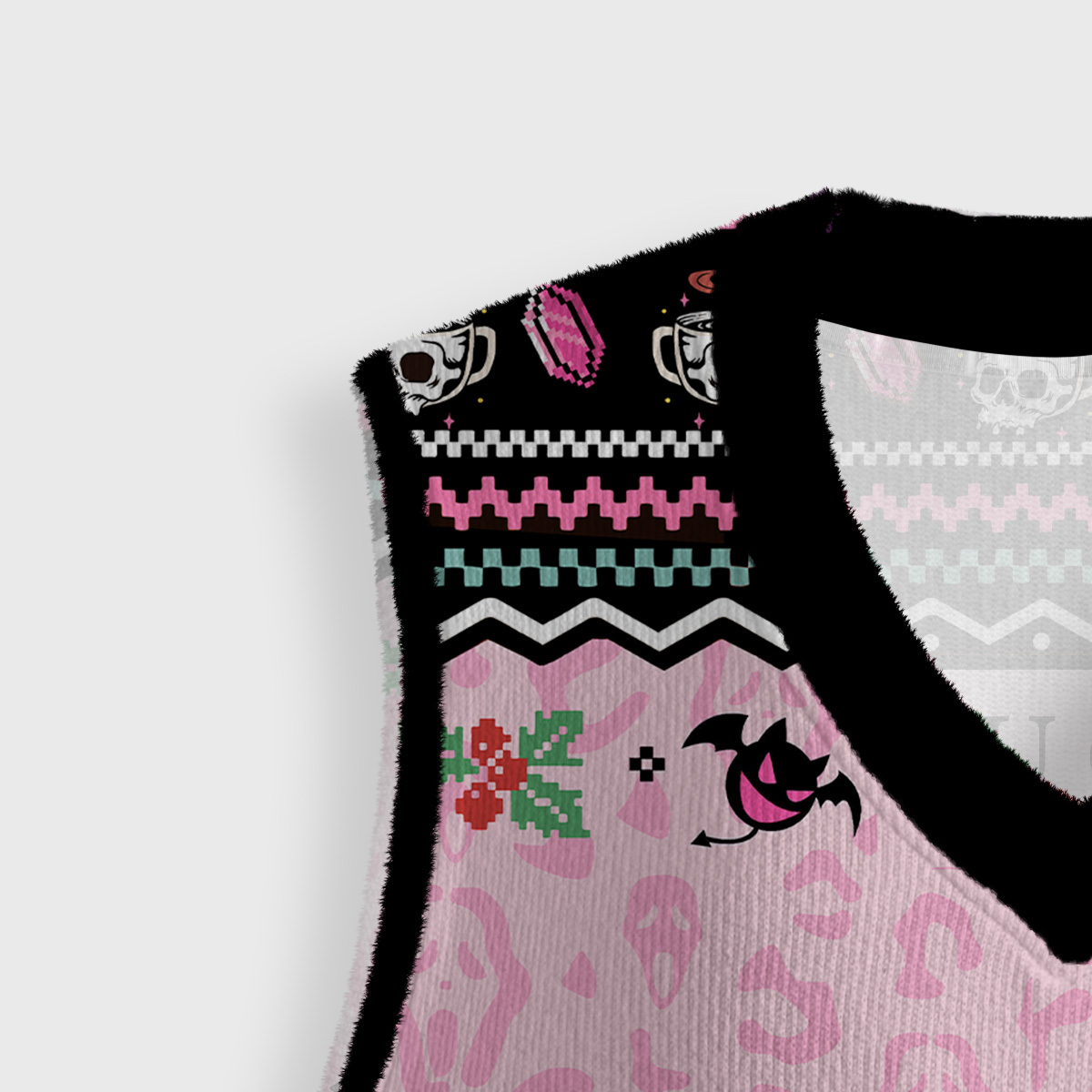 Purplehecate The You Can Learn Latte Art Ugly Sweater Vest