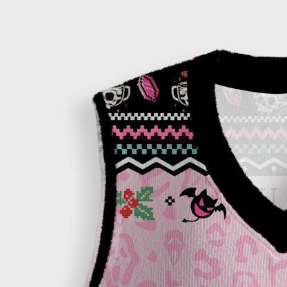 Purplehecate The You Can Learn Latte Art Ugly Sweater Vest