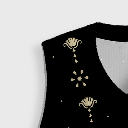 Purplehecate Solar Oracle Ugly Sweater Vest