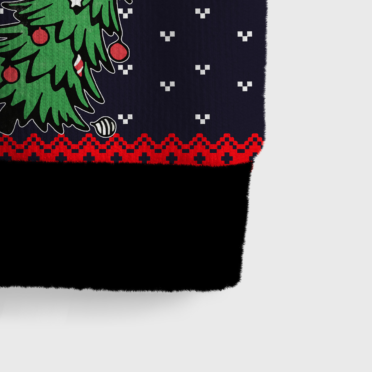 Purplehecate Christmas Black Cat Ugly Sweater Vest