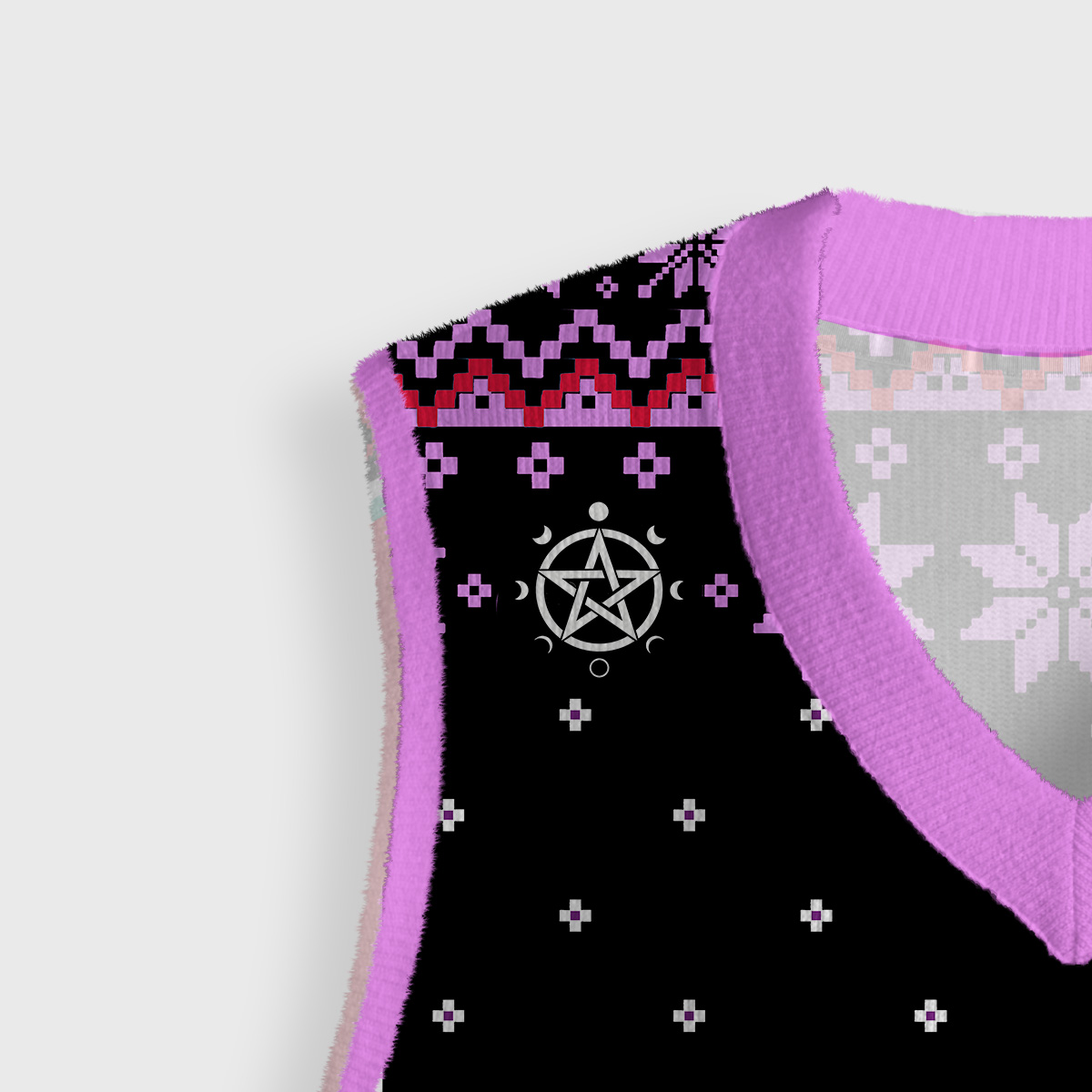 Purplehecate First Of All I'm A Delightful Opossum Ugly Sweater Vest