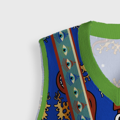 Purplehecate Deep Sea Dreamer Ugly Sweater Vest