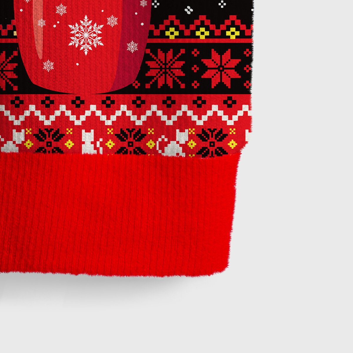 Purplehecate I like Cats And Coffee Ugly Sweater Vest